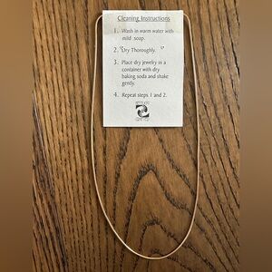 Vintage Gold Tone Snake Chain Necklace